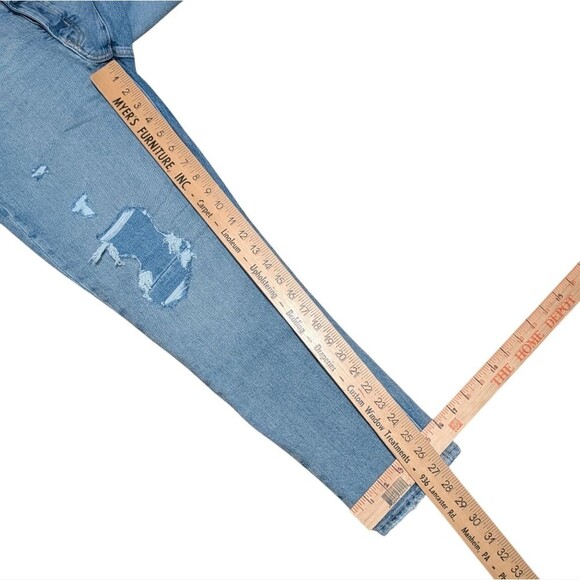 NWT Old Navy O.G. Straight high-rise jeans women's 4 curvy button-fly Myrtle - Picture 6 of 11